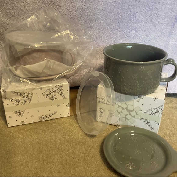 Temp-tations Frosty Forest Seasonal 18 oz Soup Mug-gables - Picture 1 of 3